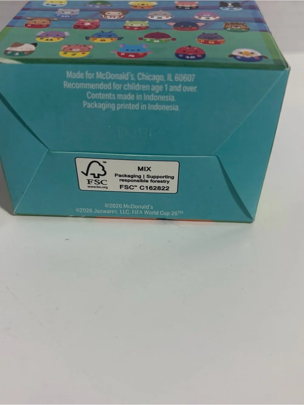 McDonald’s 2026 FIFA World Cup X Squishmallows 17 Donny Happy Meal Toy NEW